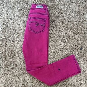 Justice Vibrant Pink Kids Jeans